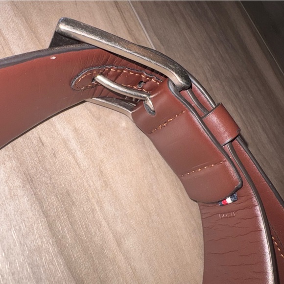Tommy Hilfiger Brown Belt Big Tall 62-64 - Picture 5 of 9